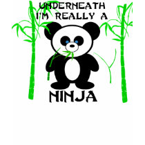 ninja panda t-shirts
