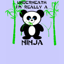 ninja panda t-shirts