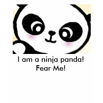 ninja panda t-shirts by DrRainbow ninja panda t-shirts