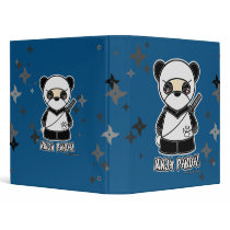 Ninja Panda! With Shurikens Binder by ninjadorables Ninja Panda! With Shurikens Binder