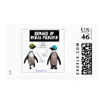 Ninja penguin postage by pengcognito Ninja penguin postage