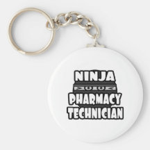 Ninja Pharmacy Technician Keychain