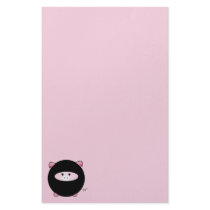 Ninja Pig on Pig Stationery