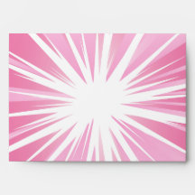 Ninja Pig on Pink Envelope