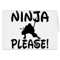 Ninja Please! cards