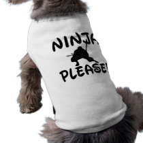 Ninja Please! pet clothing by BoogieMonst Ninja Please! pet clothing
