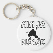 Ninja Please! Keychain