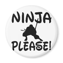 Ninja Please! Magnets