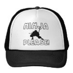 Ninja Please! Mesh Hat