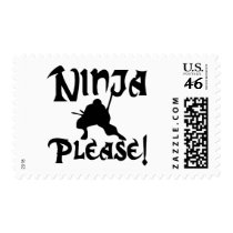 Ninja Please! postage by BoogieMonst Ninja Please! postage