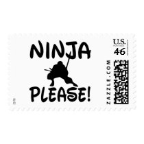 Ninja Please! postage by BoogieMonst Ninja Please! postage