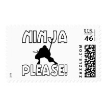 Ninja Please! postage by BoogieMonst Ninja Please! postage