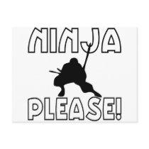 Ninja Please! postcards