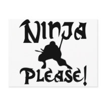 Ninja Please! postcards