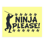 Ninja Please Postcards