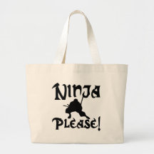 Ninja Please! Tote Bag