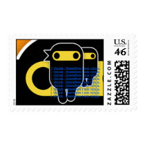 Ninja Postage Stamp stamps