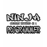 Ninja...Programmer t-shirts