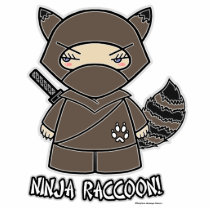 Ninja Raccoon! Photo Sculpture photo sculptures by ninjadorables Ninja Raccoon! Photo Sculpture photo sculptures