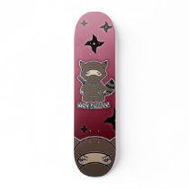 Ninja Raccoon! Skateboard
