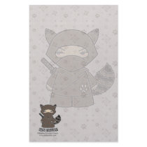 Ninja Raccoon! Stationery by ninjadorables Ninja Raccoon! Stationery