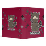 Ninja Raccoon! With Shurikens Binder