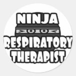 Ninja Respiratory Therapist Stickers