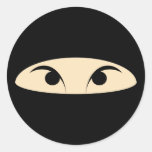 Ninja Round Sticker