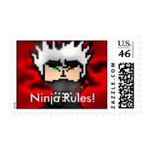 Ninja Rules! postage by SunriseKingdom Ninja Rules! postage