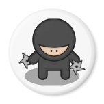 Ninja Skillz Fridge Magnet