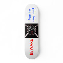 ninja skull skateboard