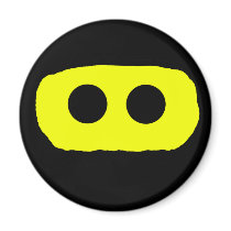Ninja Smiley Magnet magnets