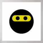 Ninja Smiley posters