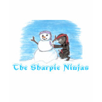 Ninja Snowman T-Shirt