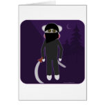 Ninja Sock Monkey Card