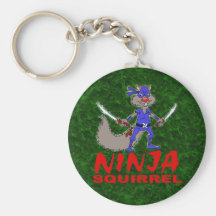 Ninja Squirrel Key Chains