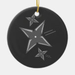 Ninja Stars Christmas Tree Ornament