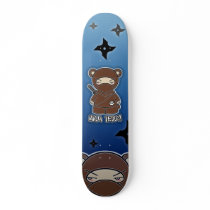 Ninja Teddy! Skateboard by ninjadorables Ninja Teddy! Skateboard