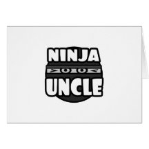 Ninja Uncle Greeting Card