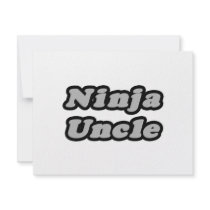 Ninja Uncle invitations