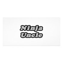 Ninja Uncle Photo Greeting Card