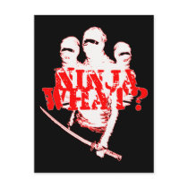 NINJA WHAT? postcards