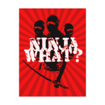 NINJA WHAT? postcards