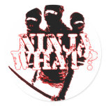 NINJA WHAT? stickers
