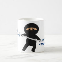 Ninja With Crochet Hook Mug