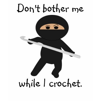 Ninja With Crochet Hook Shirt shirt