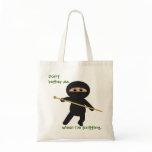 Ninja With Knitting Needle Bag