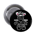 Ninja Zebra - Button