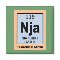 Ninjanese Fridge Magnets