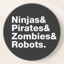 Ninjas and PIrates and Zombies and Robots coasters